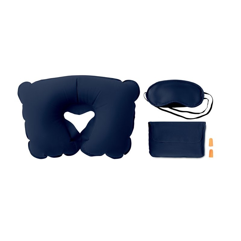 TRAVELPLUS - Set pernă, ochelari de noapte MO7263-04, Blue TRAVELPLUS - Set pernă, ochelari de noapte MO7263-04, Blue