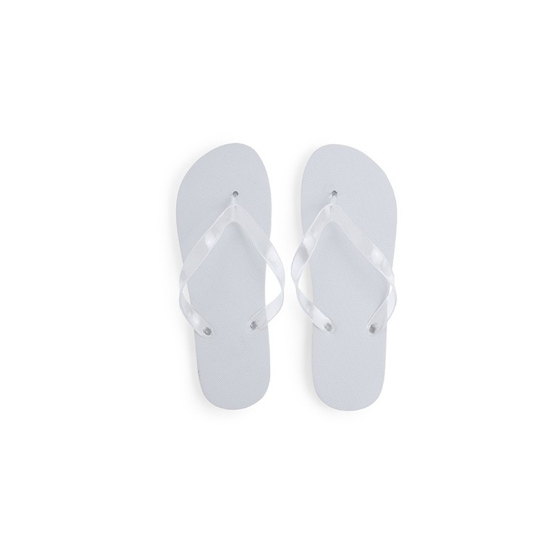 KALAY. Papuci Șlapi de plajă cu talpă din PE confortabilă, ZS8150 - WHITE