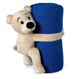 MANTA - Pătură polar cu ursuleț        MO8252-04, Blue