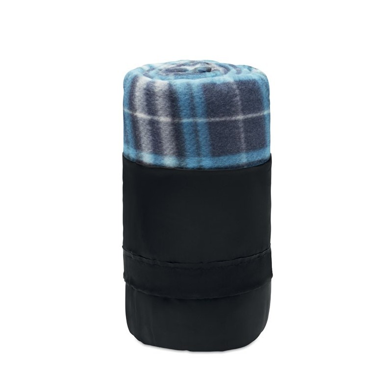 DINARA RPET - Pătură de călătorie, lână RPET MO9936-04, Blue DINARA RPET - Pătură de călătorie, lână RPET MO9936-04, Blue