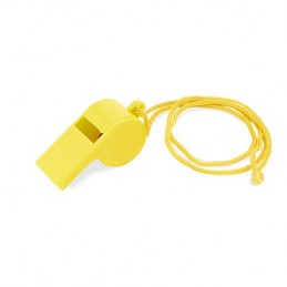 CARNIVAL. Fluier plastic cu snur, PF3101 - YELLOW