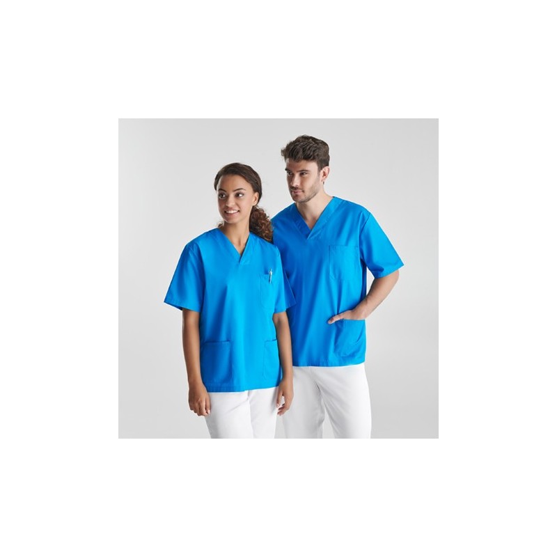 PANACEA Bluza medicala unisex spital, clinica, cabinete medicale 9098 Albastru