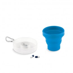 CUP PILL - Pahar pliabil silicon          MO9196-04, Blue