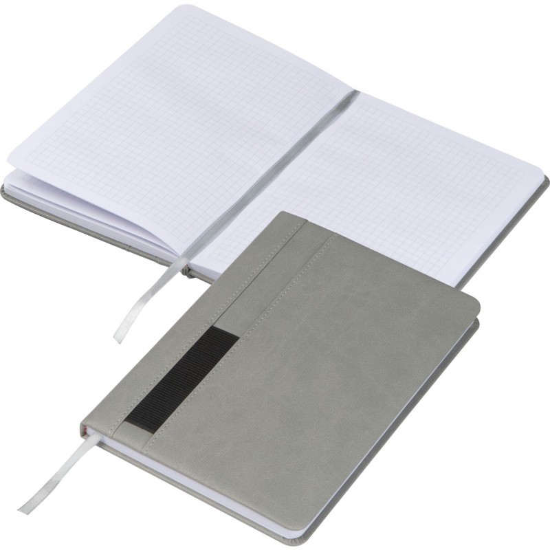 Caiet notițe A5 pagini matematica si cu buzunar - 2136307, Grey Caiet notițe A5 pagini matematica si cu buzunar - 2136307, Grey