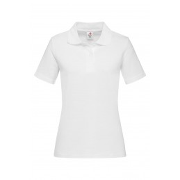 Tricou polo dama Stedman BUMBAC 100 % ST3100 ALB