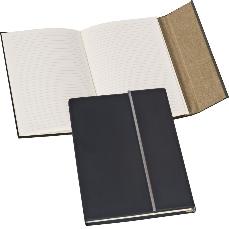 Bloc Notes A5 inchidere magnetica pagini liniate dictando - 2008703, Black Bloc Notes A5 inchidere magnetica pagini liniate dictando - 2008703, Black