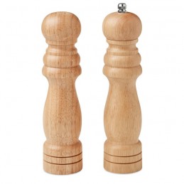 TIURRET. Set râșniță piper  + solniță   MO6283-40, Wood