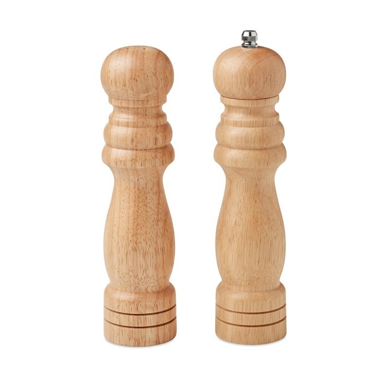 TIURRET. Set râșniță piper + solniță MO6283-40, Wood TIURRET. Set râșniță piper + solniță MO6283-40, Wood