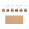LABELY. Set 6 markere din plută        MO6330-40, Wood