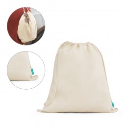 NAMPULA. Cotton drawstring bag - 92933, Natural