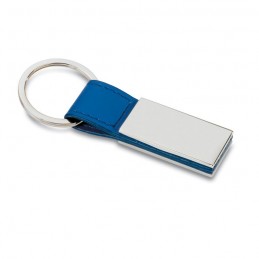 RECTANGLO - Breloc PU cu pătrat metalic    KC6788-04, Blue