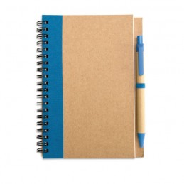 SONORA PLUS - Bloc notes reciclat și pix     IT3775-04, Blue