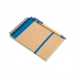 SONORA - Bloc notes reciclat și pix     IT3789-04, Blue