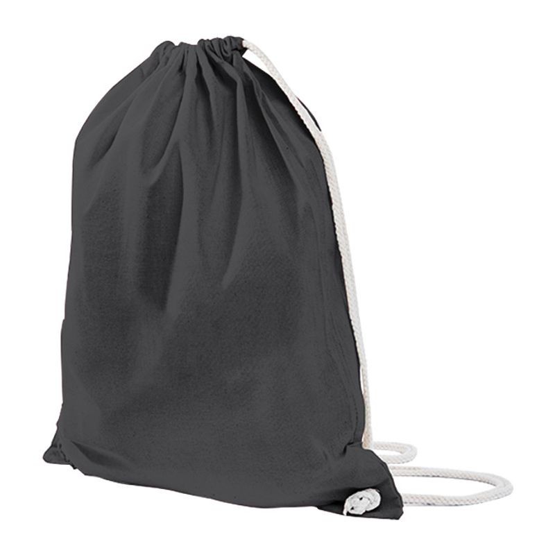 Ecofriendly cotton OEKO-TEX gym bag, 140g/m² - X6002603, Negru