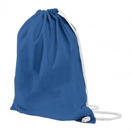 Ecofriendly cotton OEKO-TEX gym bag, 140g/m² - X6002604, Albastru