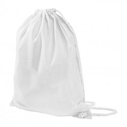 Ecofriendly cotton OEKO-TEX gym bag, 140g/m² - X6002606, Alb