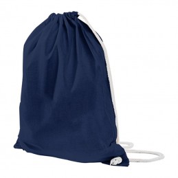 Ecofriendly cotton OEKO-TEX gym bag, 140g/m² - X6002644, Albastru Inchis