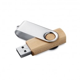 USB din lemn cu protectie din inox, capacitate de la 4Gb - MO1201