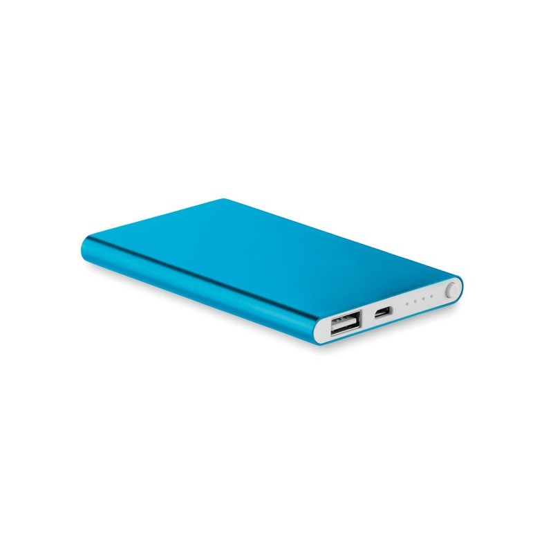 POWERFLAT - Baterie externă de 4000 mAh pl MO8735-04, Blue POWERFLAT - Baterie externă de 4000 mAh pl MO8735-04, Blue