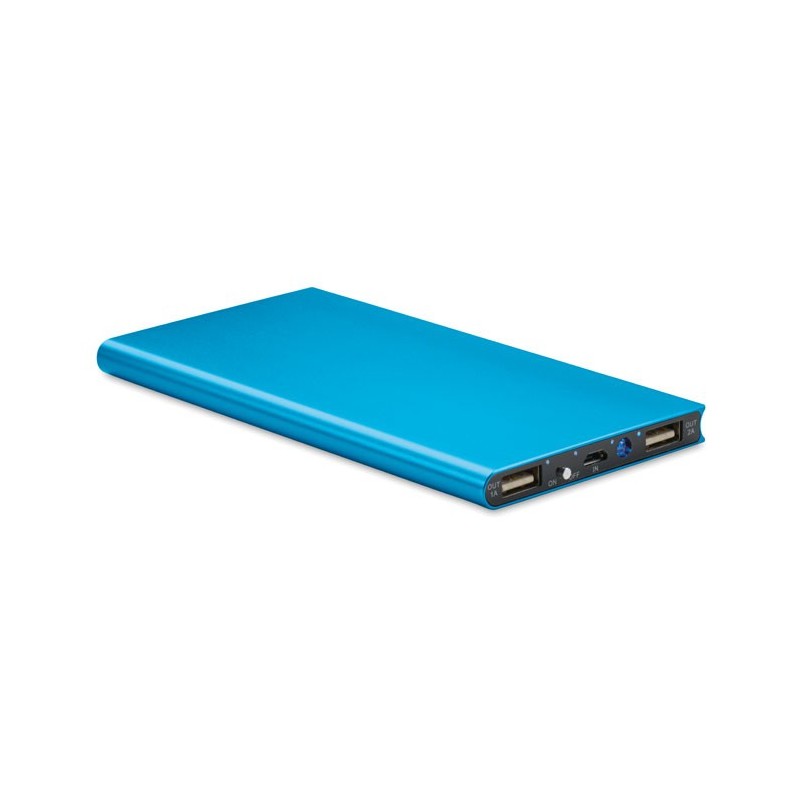 POWERFLAT8 - Baterie externă 8000 mAh MO8839-04, Blue POWERFLAT8 - Baterie externă 8000 mAh MO8839-04, Blue