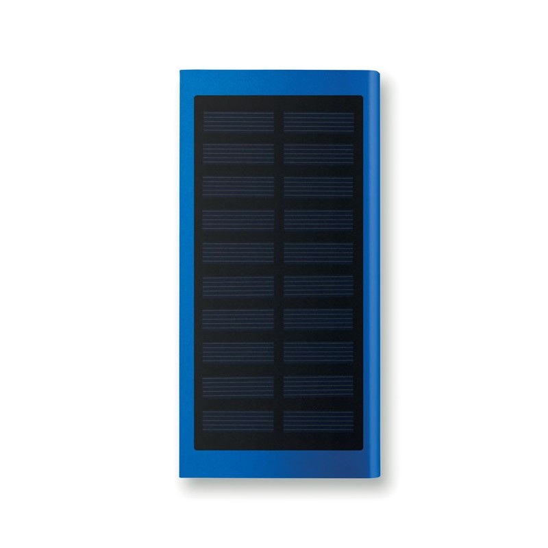 SOLAR POWERFLAT - Baterie externă solară 8000mAh MO9051-37, Royal blue