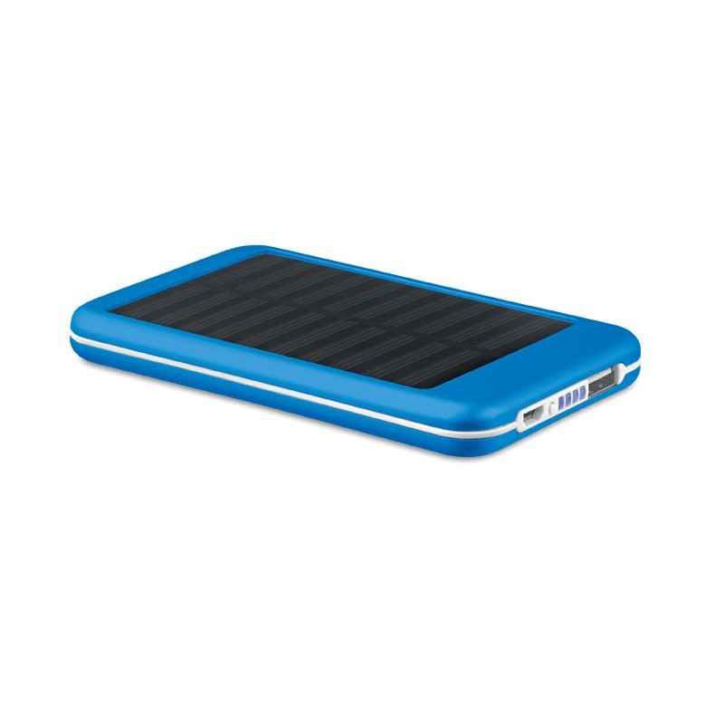 SOLARFLAT - Baterie externă solară 4000mAh MO9075-37, Royal blue