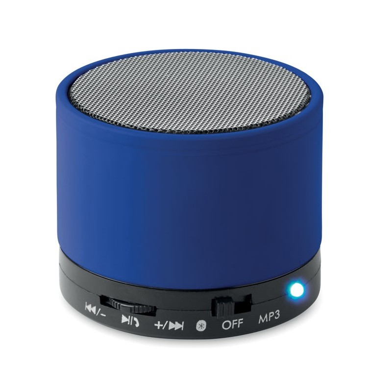 ROUND BASS - Boxă rotundă Bluetooth MO8726-37, Royal blue ROUND BASS - Boxă rotundă Bluetooth MO8726-37, Royal blue