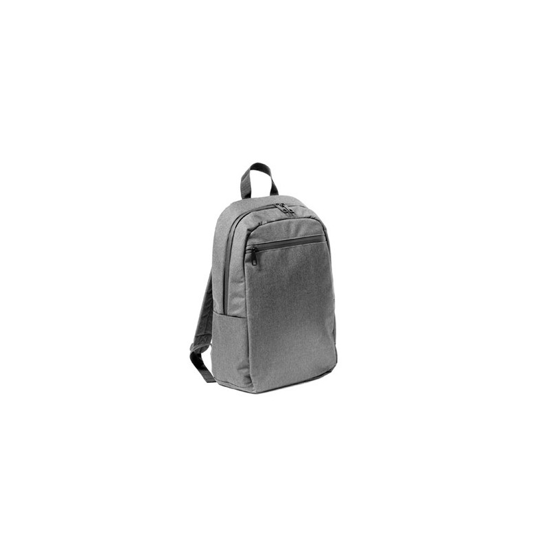 MALMO, Rucsac confecționat din poliester reciclat RPET 600D în culori melanj - MO7106, GRI MELANJ MALMO, Rucsac confecționat din poliester reciclat RPET 600D în culori melanj - MO7106, GRI MELANJ