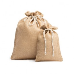 PARMA, Sacoșă stil sac, din  iută naturală - BO7163, NATURAL