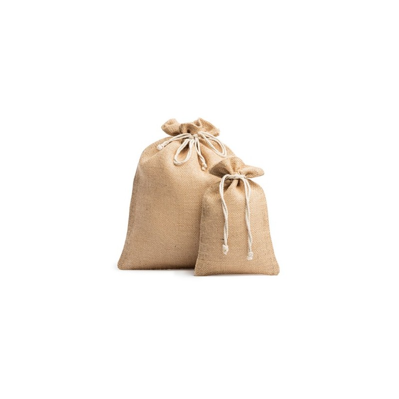 PARMA, Sacoșă stil sac, din  iută naturală - BO7163, NATURAL