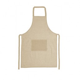 AROLA, Șorț 100% bumbac reciclat, în culori melanj - DE9136, NATURAL