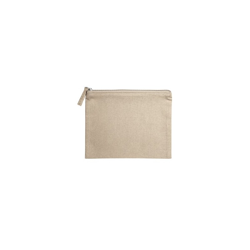 DELPHIS, Gentuță de cosmetice 100% bumbac organic, de 180 g/m² cu cheiță de aceeași culoare - NE7536, NATURAL DELPHIS, Gentuță de cosmetice 100% bumbac organic, de 180 g/m² cu cheiță de aceeași culoare - NE7536, NATURAL
