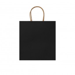 HAYA, Pungă de hârtie în culoare naturală 110 g/m² - BO7539, NEGRU