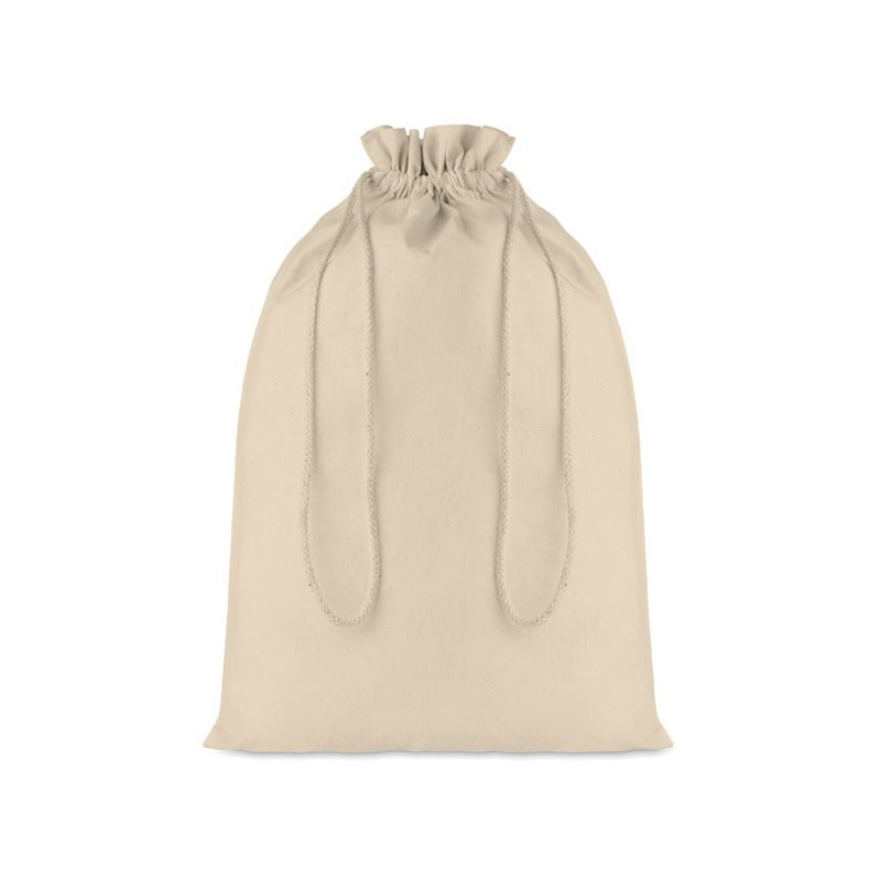 TASKE LARGE - Pungă mare din bumbac cu șnur  MO9732-13, Beige