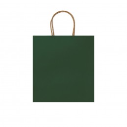 HAYA, Pungă de hârtie în culoare naturală 110 g/m² - BO7539, VERDE TEI