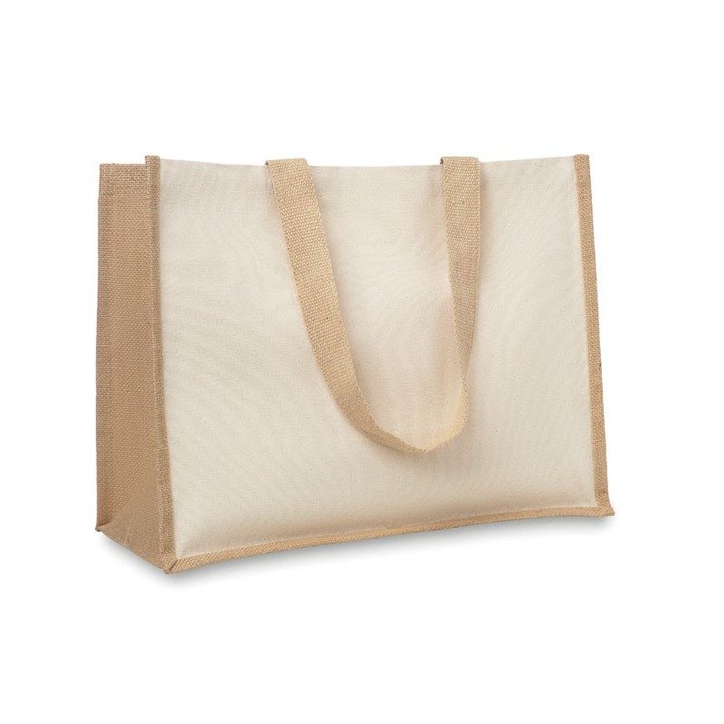 CAMPO DE FIORI - Sacoșă iută/ pânză cumpărături MO8967-13, Beige CAMPO DE FIORI - Sacoșă iută/ pânză cumpărături MO8967-13, Beige
