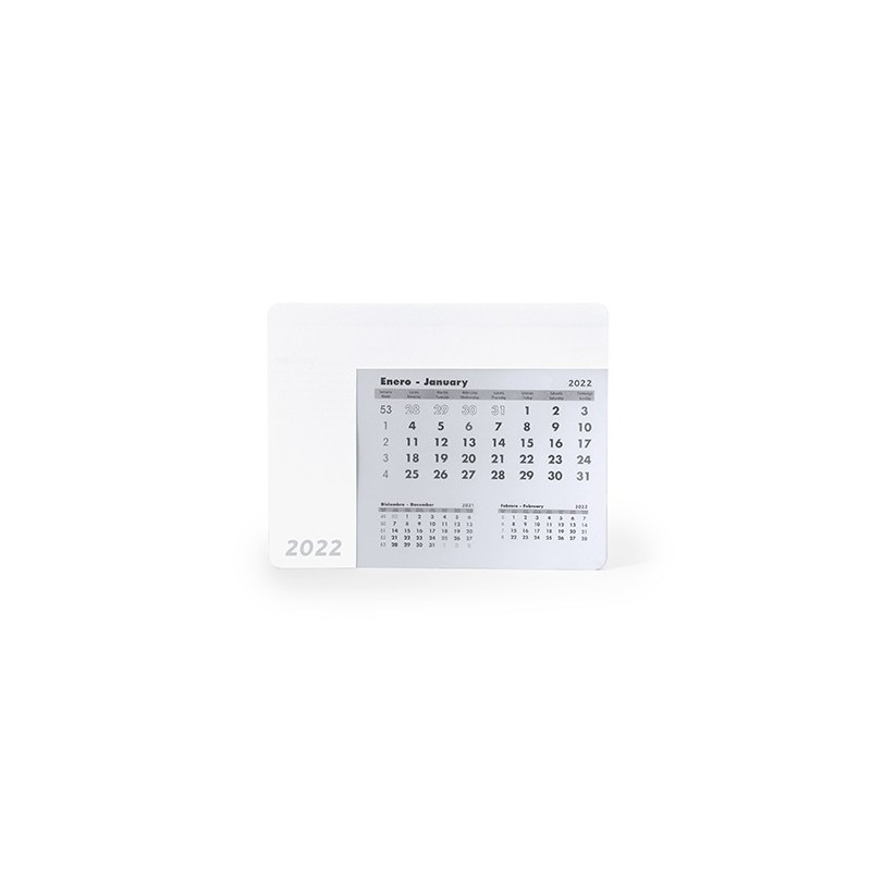 SERBAL, Mousepad cu calendar 2021 - IA3017, ALB
