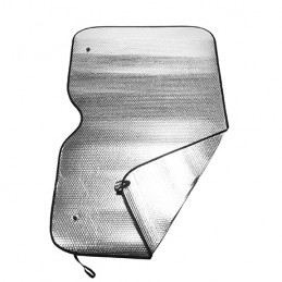 BATUR, Parasolar auto din aluminiu  cu bule și margini pe ambele fețe - TO0102, NEGRU