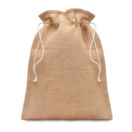 JUTE SMALL - Săculeț cadouri de iută14x22cm MO9928-13, Beige