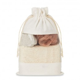 CUIDA SET - Set de baie în husă de bumbac  MO9872-13, Beige