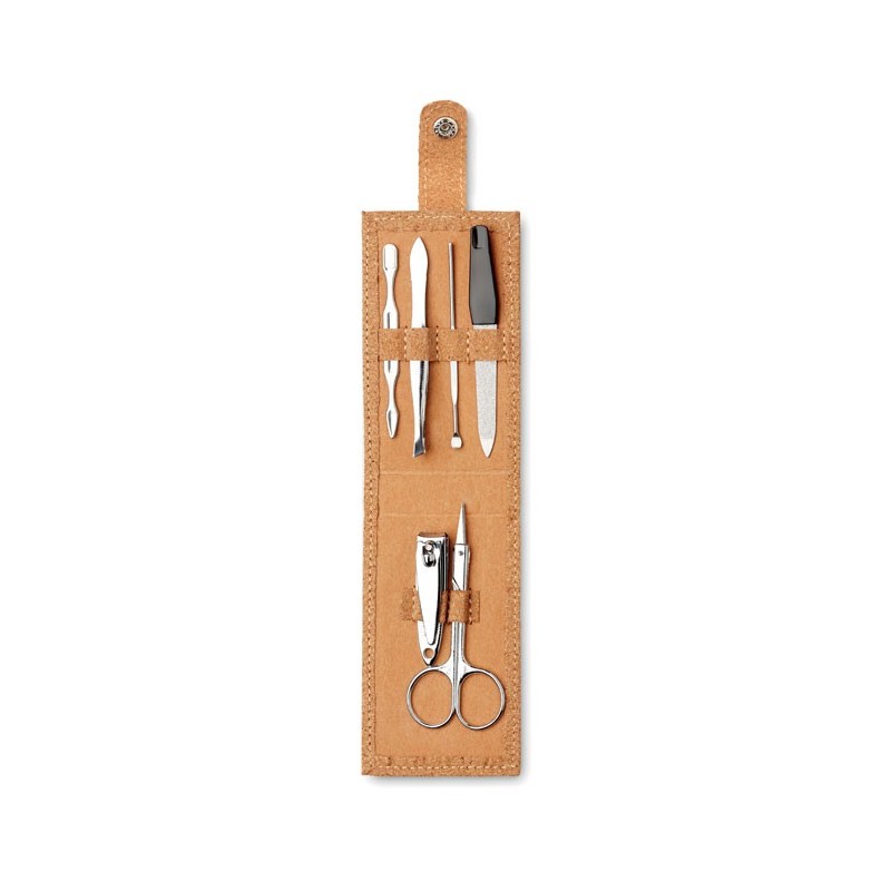 NAILKIT CORK - Set de manichiură din plută MO9798-13, Beige NAILKIT CORK - Set de manichiură din plută MO9798-13, Beige