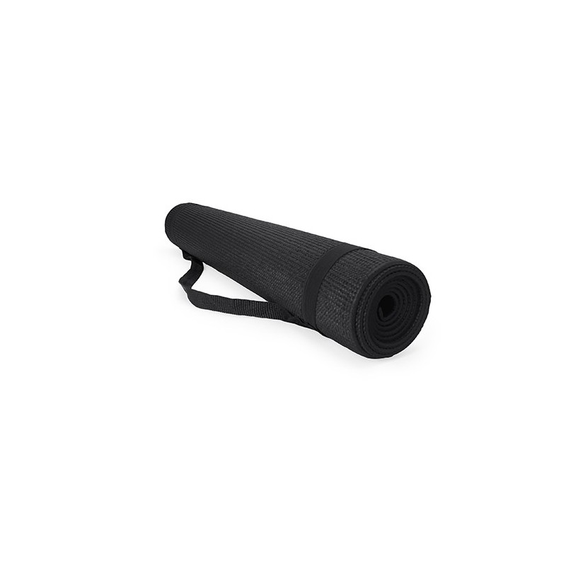 CHAKRA, Saltea yoga ușoară, cu husă practică - CP7102, NEGRU