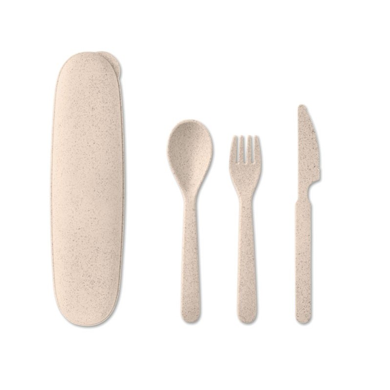 SIYA - Set de tacâmuri cu 3 piese MO9744-13, Beige SIYA - Set de tacâmuri cu 3 piese MO9744-13, Beige