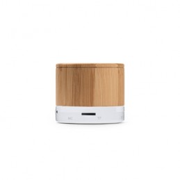 NERVO. Difuzor Bluetooth wireless cu structură principală din bambus natural BS3306 - ALB