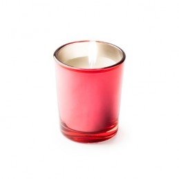 KIMI. Lumânare parfumată într-un pahar de sticlă de diferite culori și esențe (cafea VL1311 - ALB