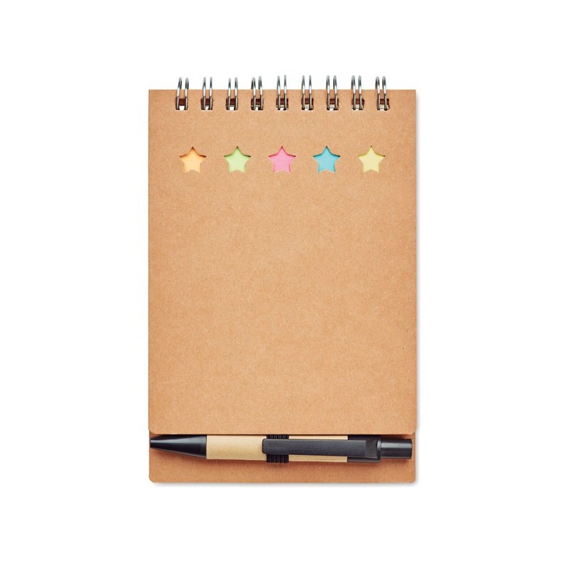 MULTIBOOK - Carnețel cu pix/notițe adezive MO8107-13, Beige MULTIBOOK - Carnețel cu pix/notițe adezive MO8107-13, Beige