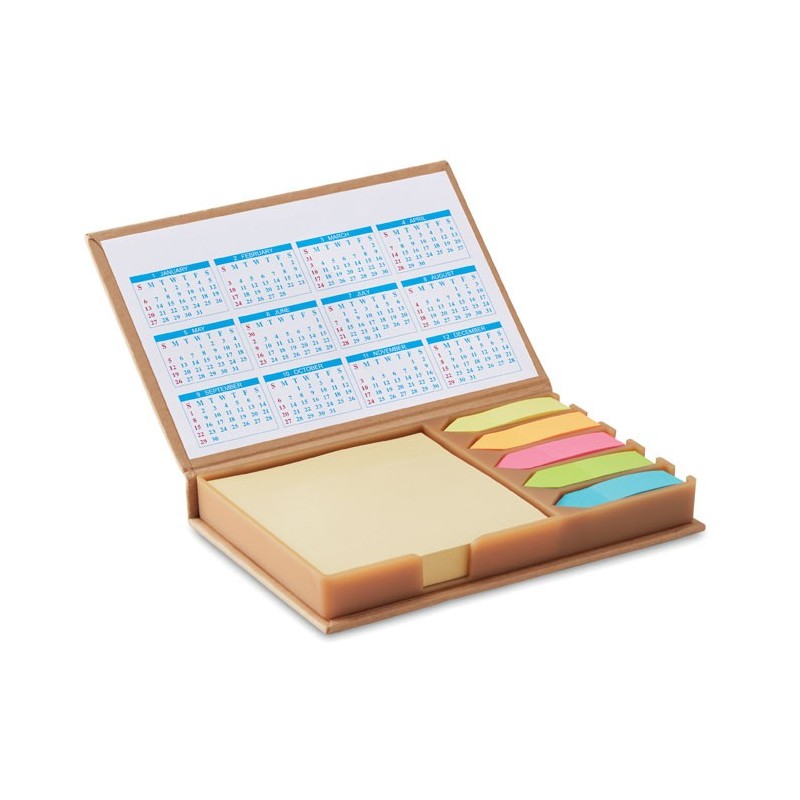 MEMOCALENDAR - Set birou notițe și calendar   MO9394-13, Beige