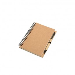 BLOQUERO - Bloc notes reciclabil şi pix   KC7012-13, Beige