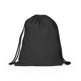 ADARE. Rucsac 100% din bumbac cu cordon MO7175 - NEGRU