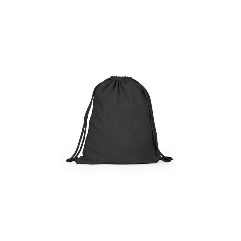 ADARE. Rucsac 100% din bumbac cu cordon MO7175 - NEGRU